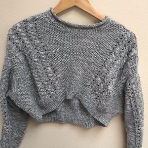 Crop Grey Sweater